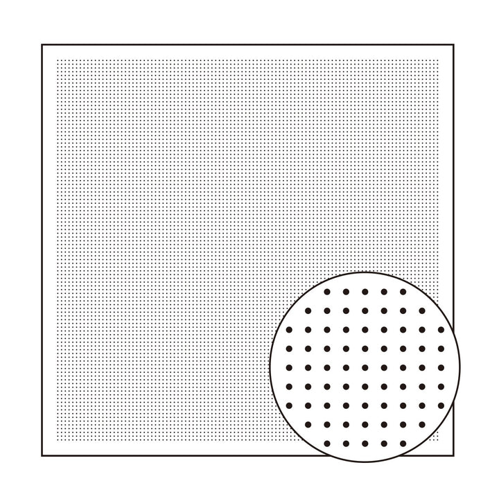 3mm Dot Grid Sashiko Sampler - Straight Line Grid