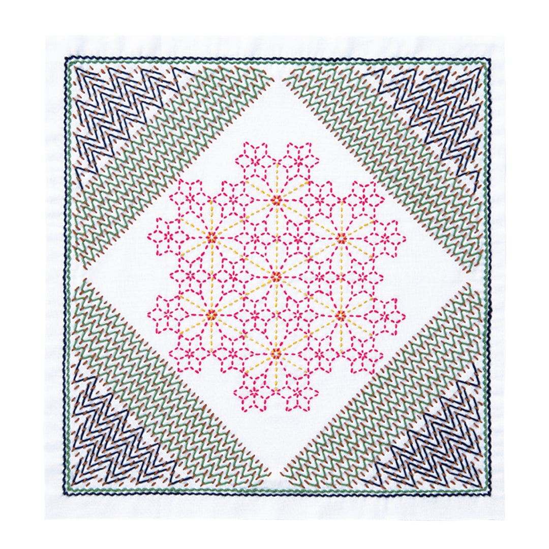 Mixed Style Sashiko Embroidery Sampler - Nadeshiko (1102 / 429)