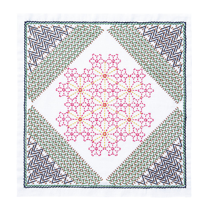 Mixed Style Sashiko Embroidery Sampler - Nadeshiko (1102 / 429)