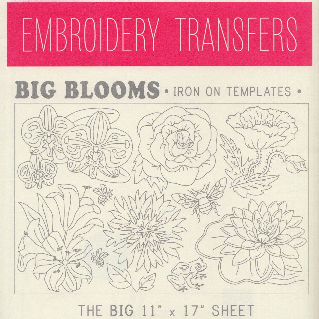 Sublime Stitching Embroidery Patterns - Big Blooms Patterns - Snuggly Monkey