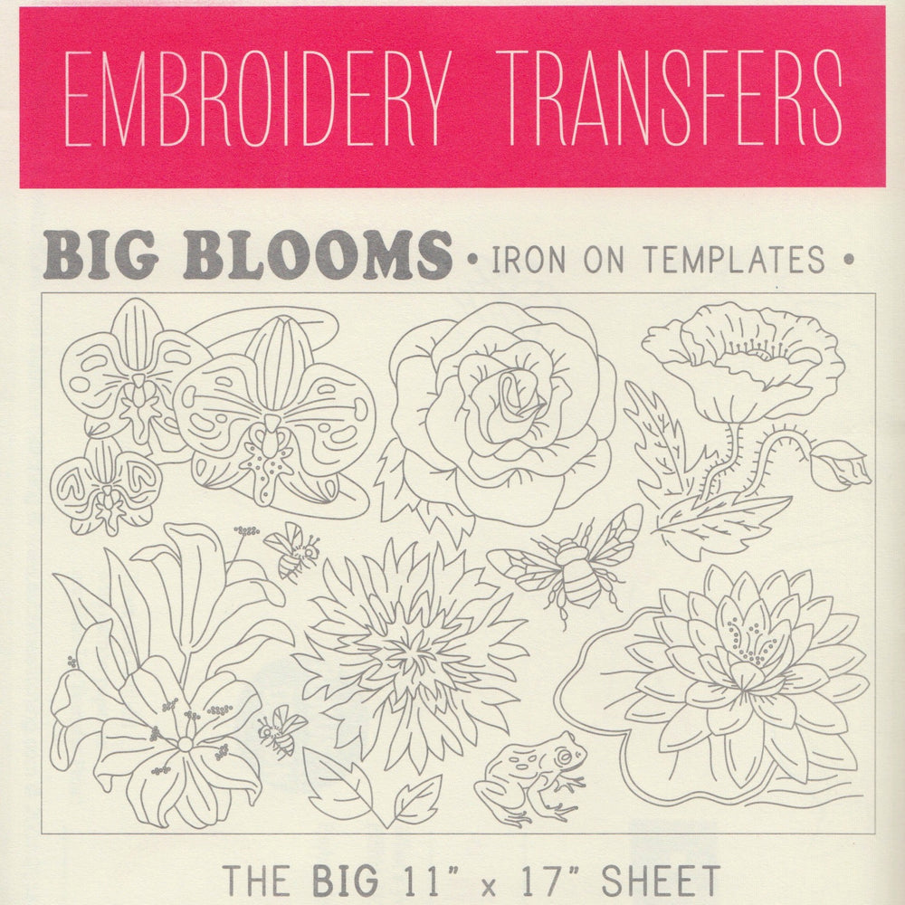 Sublime Stitching Embroidery Patterns - Big Blooms Patterns - Snuggly Monkey