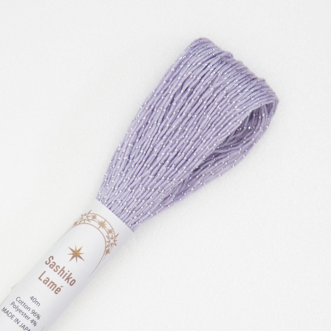 Olympus Metallic Sashiko Thread 40m Skein - Lamé Purple (#SL10)