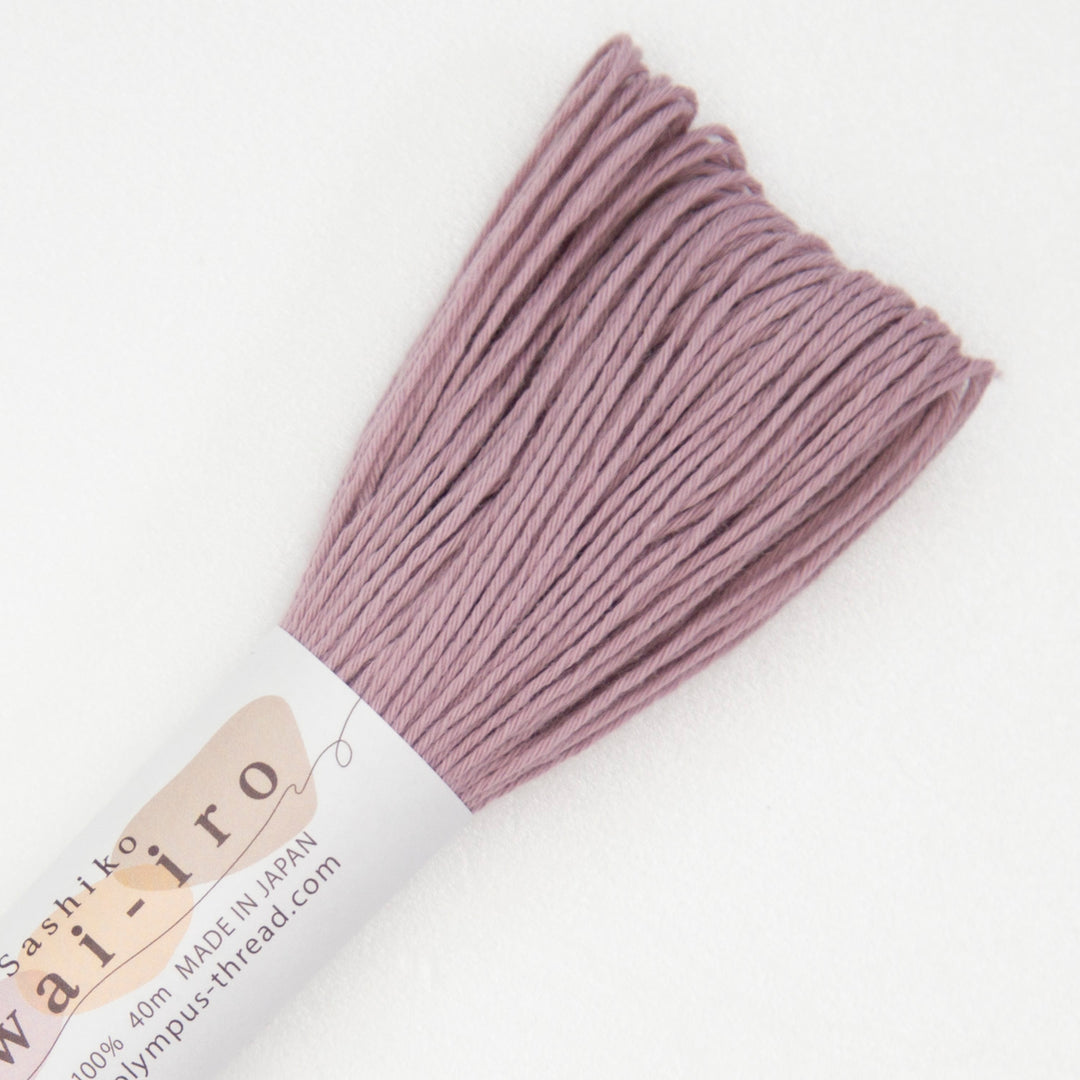 40m Awai-iro Olympus Sashiko Thread - Dusty Pink (#A6)