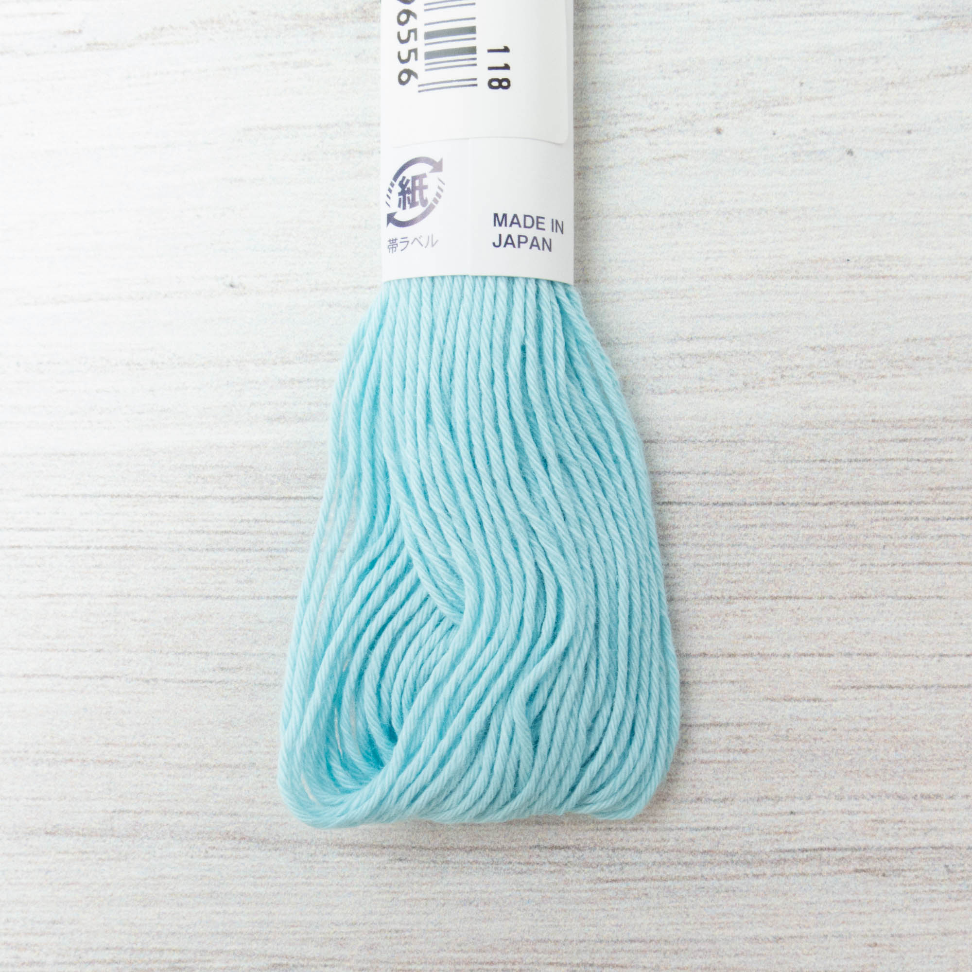 20m Skein Olympus Sashiko Thread - Aqua (#8) – Snuggly Monkey