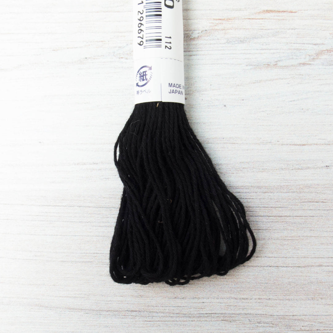 Thin Sashiko Thread, Black