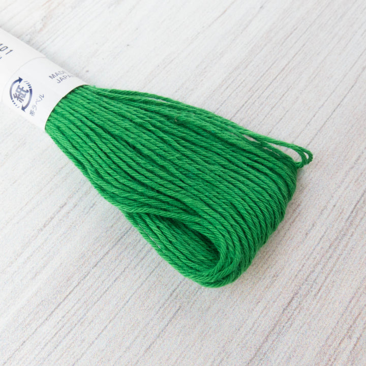 Japanese Sashiko Thread - Viridian Green (#26) Sashiko - Snuggly Monkey