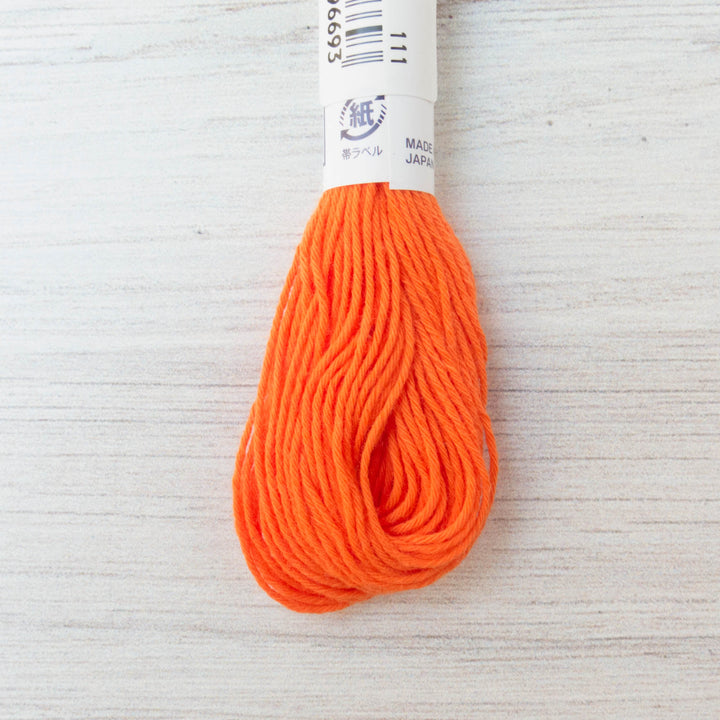 Japanese Sashiko Thread - Orange (#22) Sashiko - Snuggly Monkey