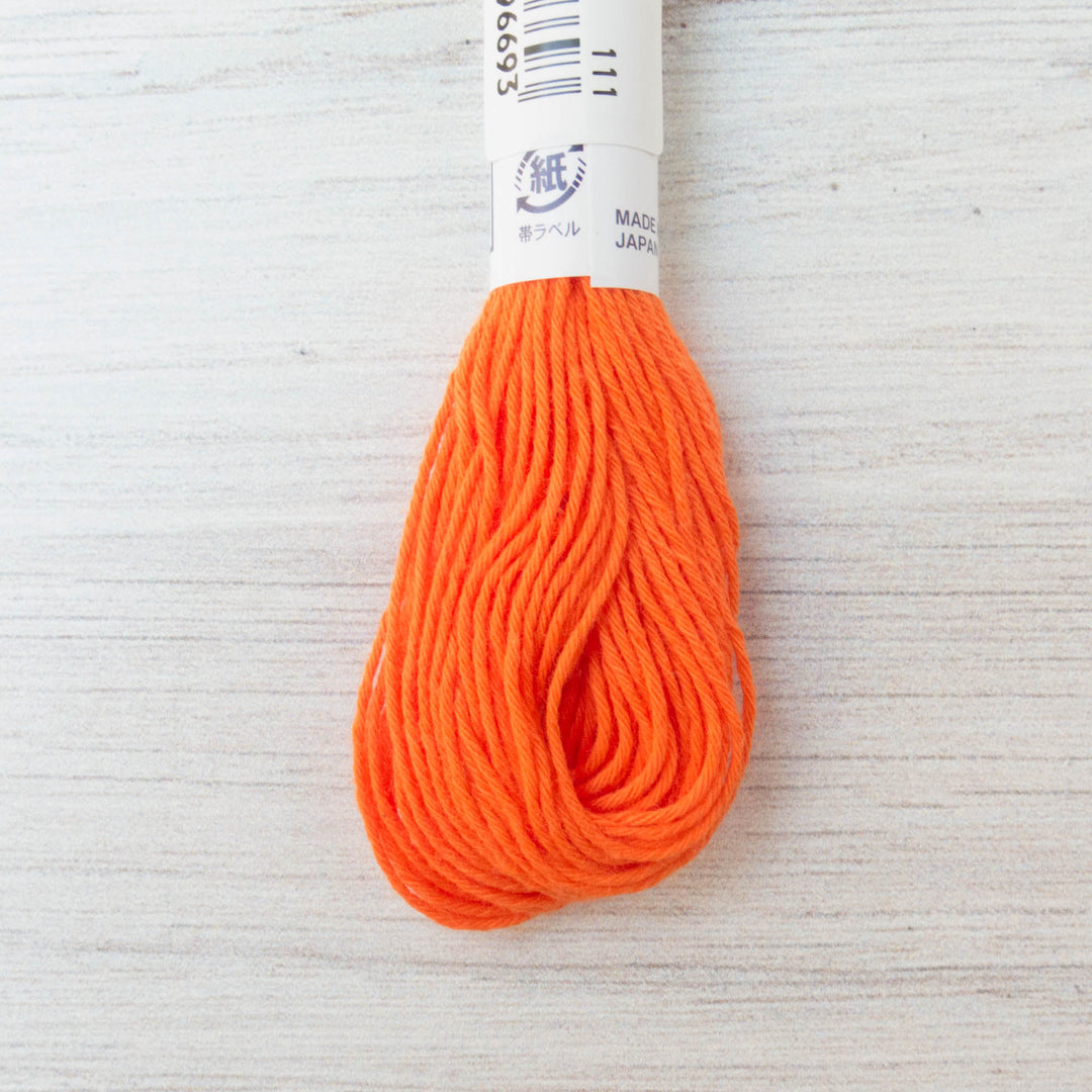 Japanese Sashiko Thread - Orange (#22) Sashiko - Snuggly Monkey