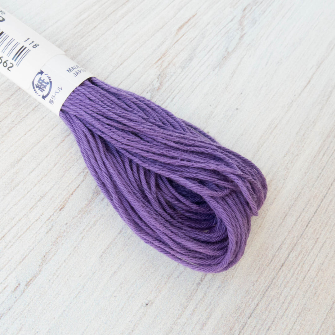 Japanese Sashiko Thread - Purple (#19) Sashiko - Snuggly Monkey