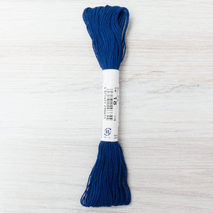 Japanese Sashiko Thread - Royal Blue (#18) Sashiko - Snuggly Monkey