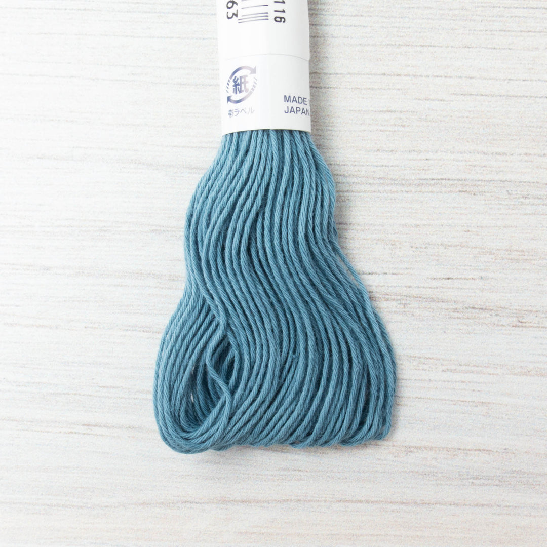 Japanese Sashiko Thread - Sky Blue (#9) Sashiko - Snuggly Monkey