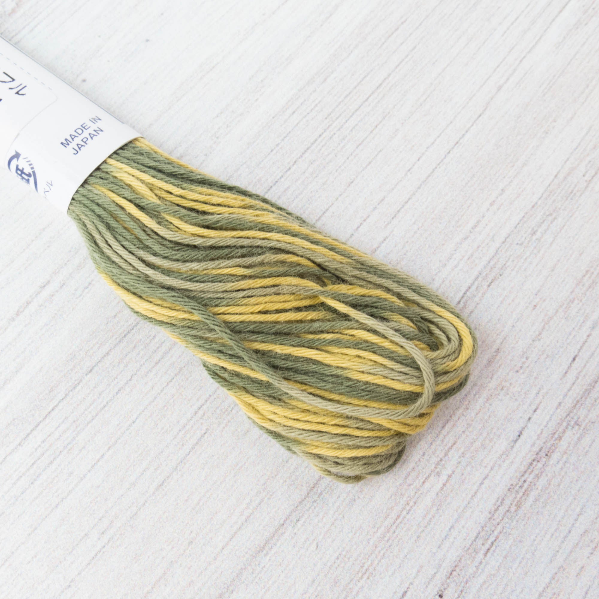 Short Pitch Variegated Sashiko Thread - Green (#95) – Snuggly Monkey