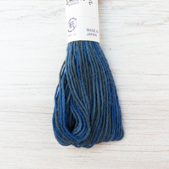 Short Pitch Variegated Sashiko Thread - Blues (#98) Sashiko - Snuggly Monkey
