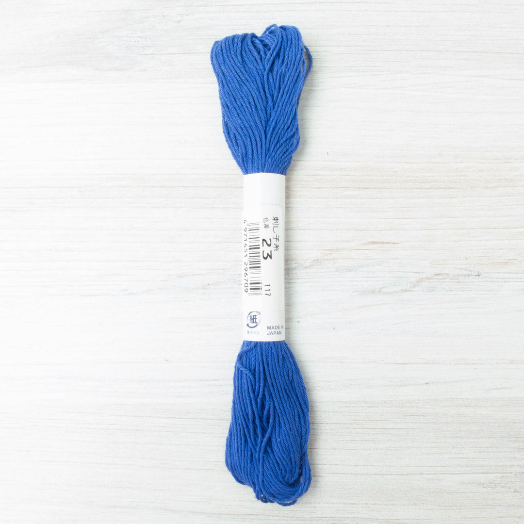 Japanese Sashiko Thread - Ultramarine Blue (#23) Sashiko - Snuggly Monkey