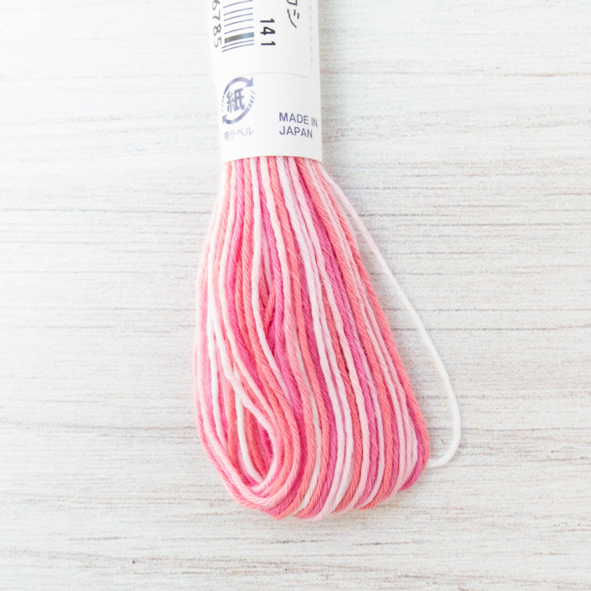 20m Skein Olympus Sashiko Thread - Variegated Pink (#53) – Snuggly