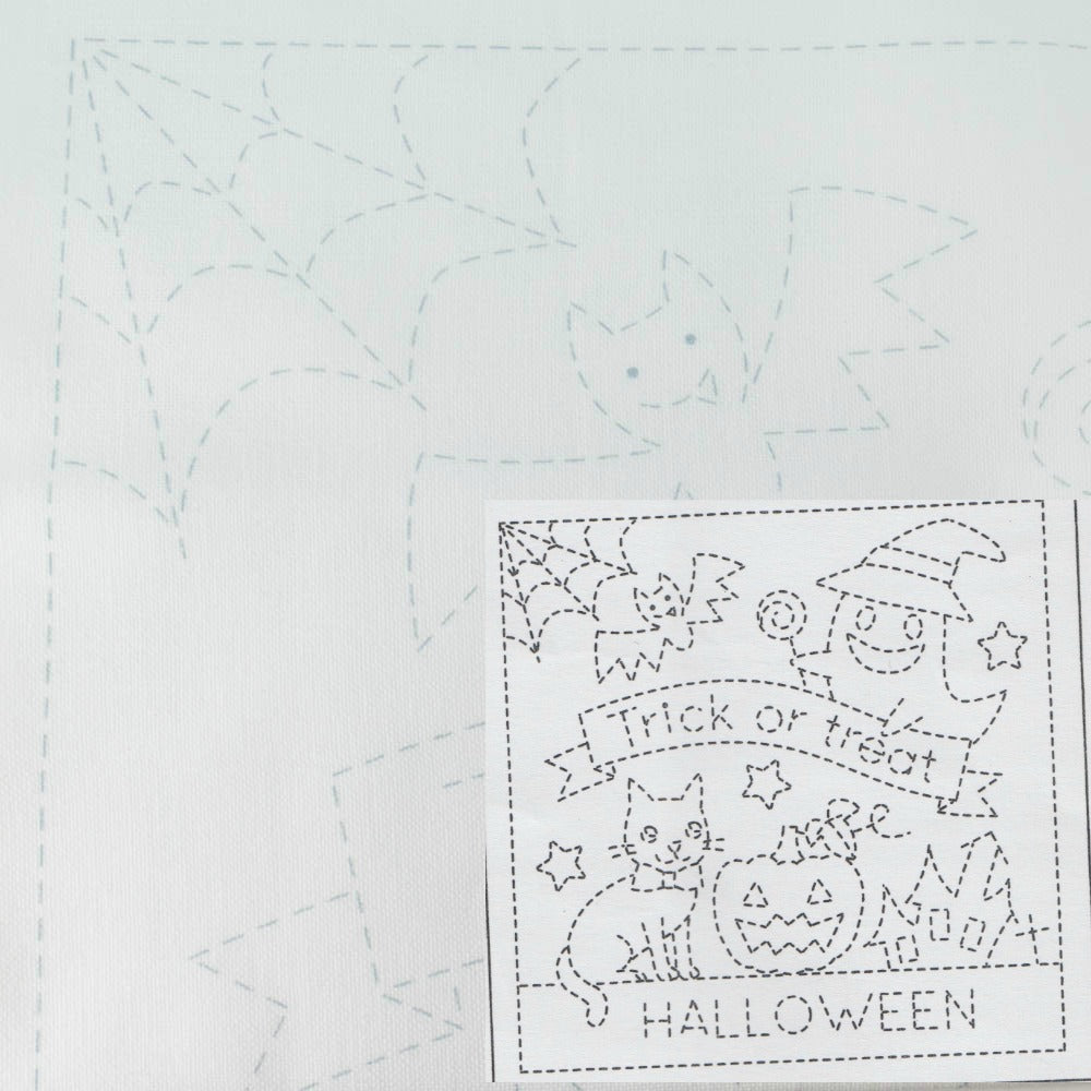 Halloween Sashiko Kit Sashiko - Snuggly Monkey