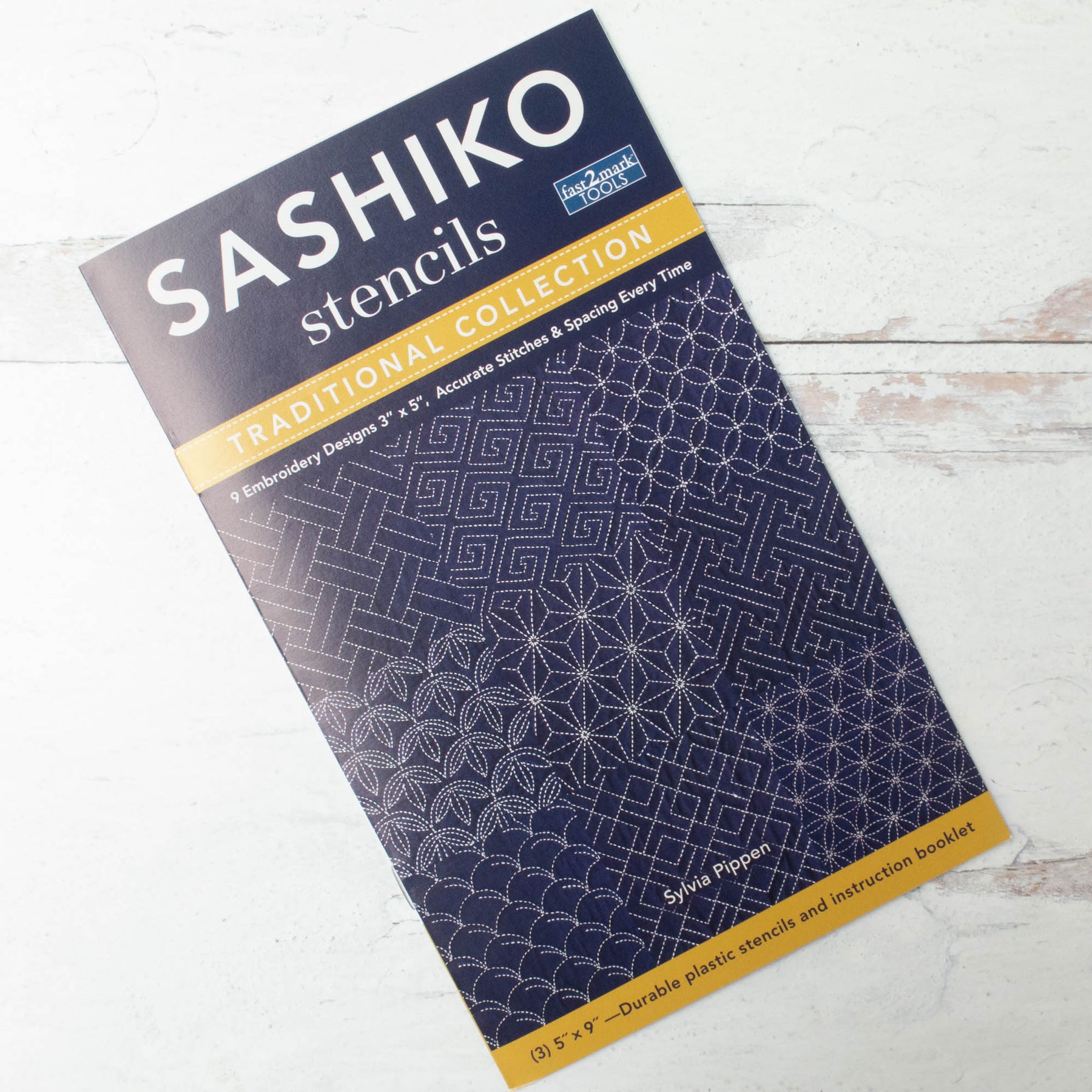 Sashiko Stencil for Japanese embroidery 15x15 cm - Japan - Shells x1 -  Perles & Co