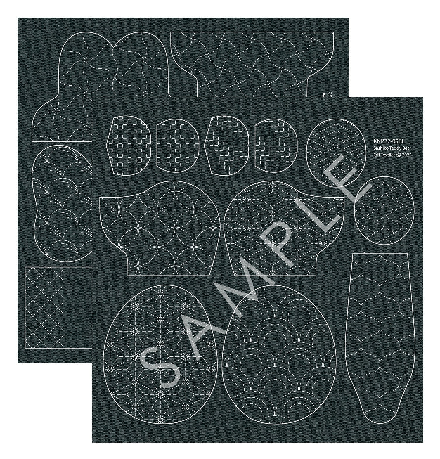 Beautiful Flower Sashiko Template Drawing Template Soft Templates Sashiko  Accessories