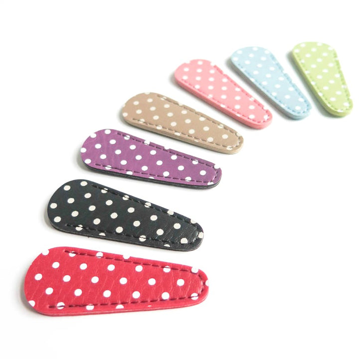 Polka Dot Embroidery Scissor Case Scissors - Snuggly Monkey