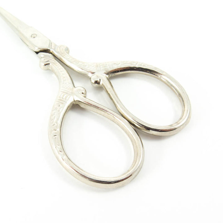 Silver Scroll Embroidery Scissors Scissors - Snuggly Monkey