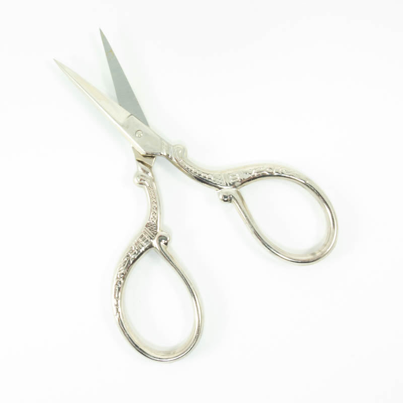 Silver Scroll Embroidery Scissors Scissors - Snuggly Monkey