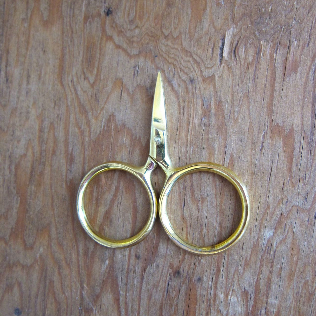 Modern Embroidery Scissors - Putford Gold Scissors - Snuggly Monkey