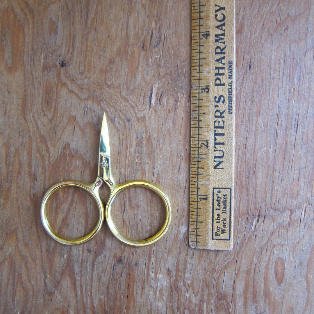 Modern Embroidery Scissors - Putford Gold Scissors - Snuggly Monkey