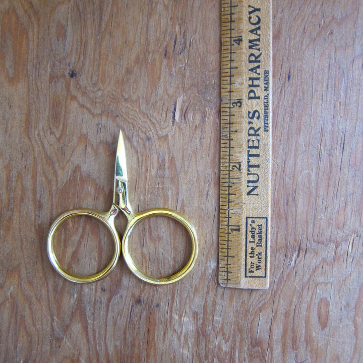 Modern Embroidery Scissors - Putford Gold Scissors - Snuggly Monkey