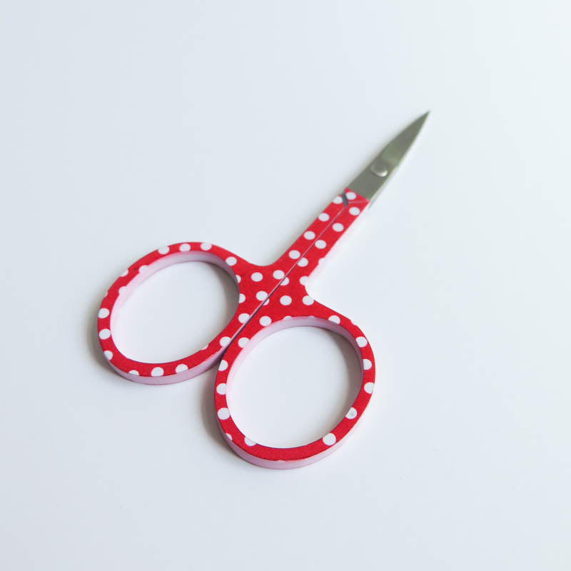 Red Polka Dot Embroidery Scissors