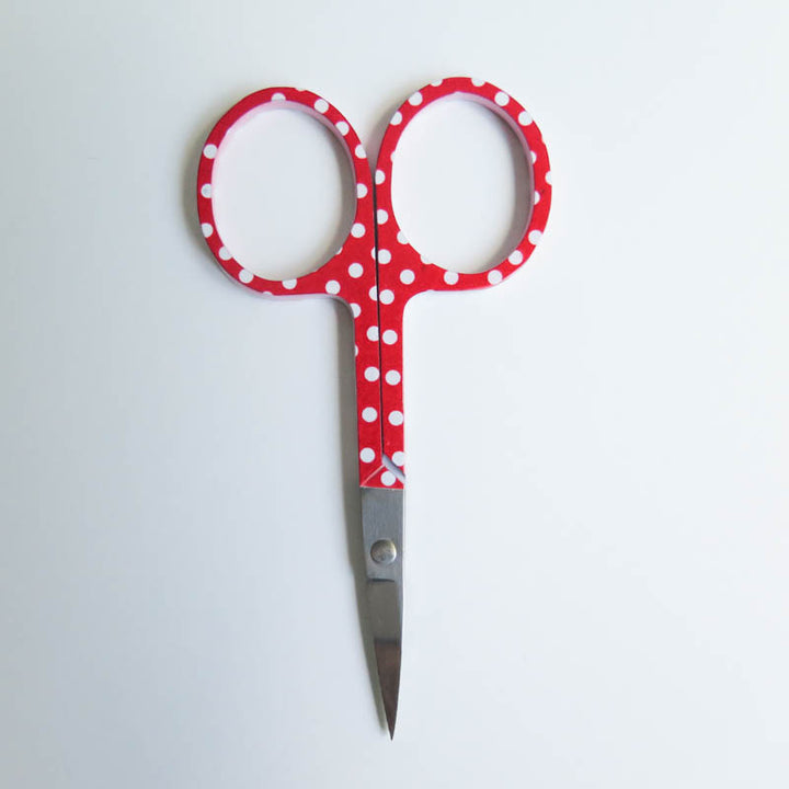 Red Polka Dot Embroidery Scissors