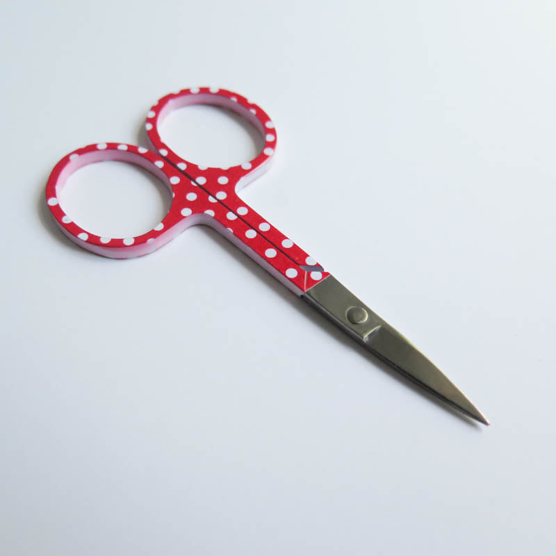 Red Polka Dot Embroidery Scissors