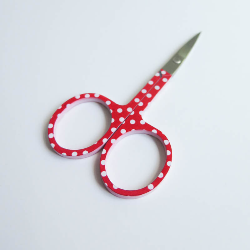 Red Polka Dot Embroidery Scissors