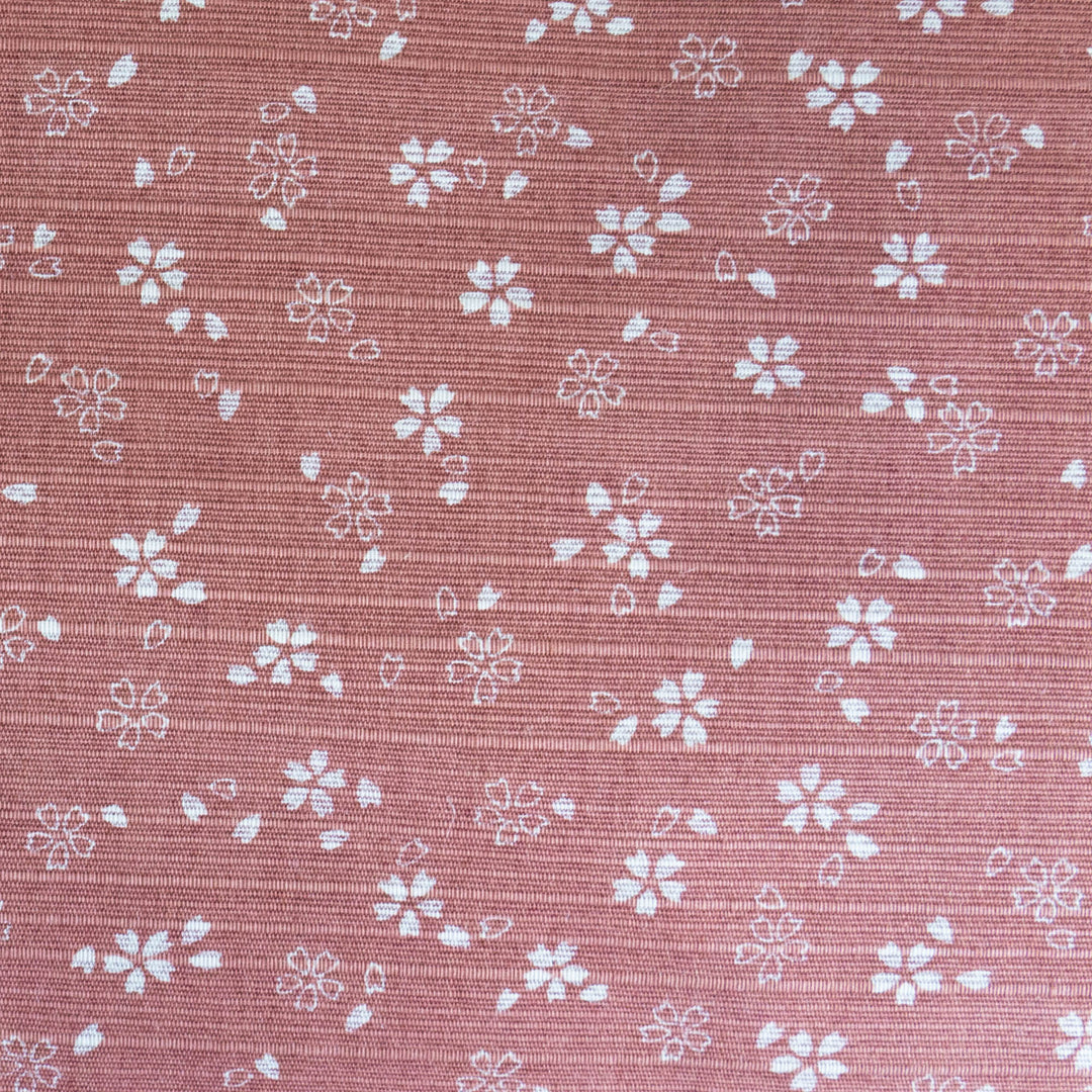 Sevenberry Double-Sided Cotton Dobby Fabric - Red/Mauve