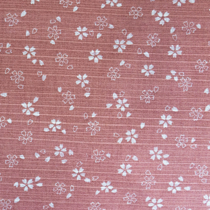 Double-Sided Cotton Dobby Fabric - Red/Mauve (SDS3513)
