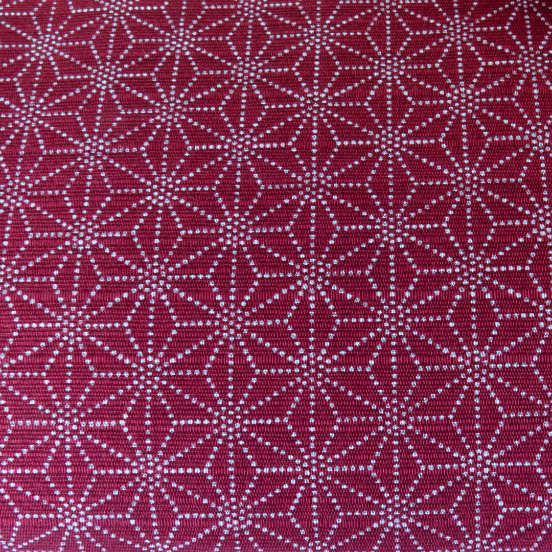 Double-Sided Cotton Dobby Fabric - Red/Mauve (SDS3513)