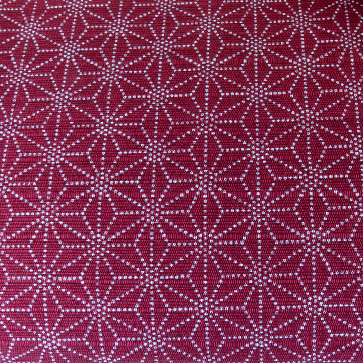 Double-Sided Cotton Dobby Fabric - Red/Mauve (SDS3513)