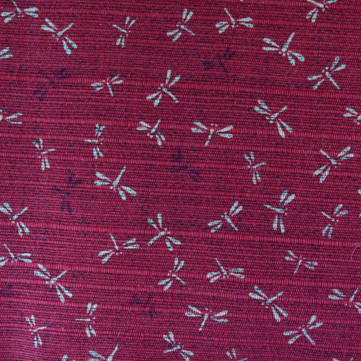Double-Sided Cotton Dobby Fabric - Red/Black (SDS3526)