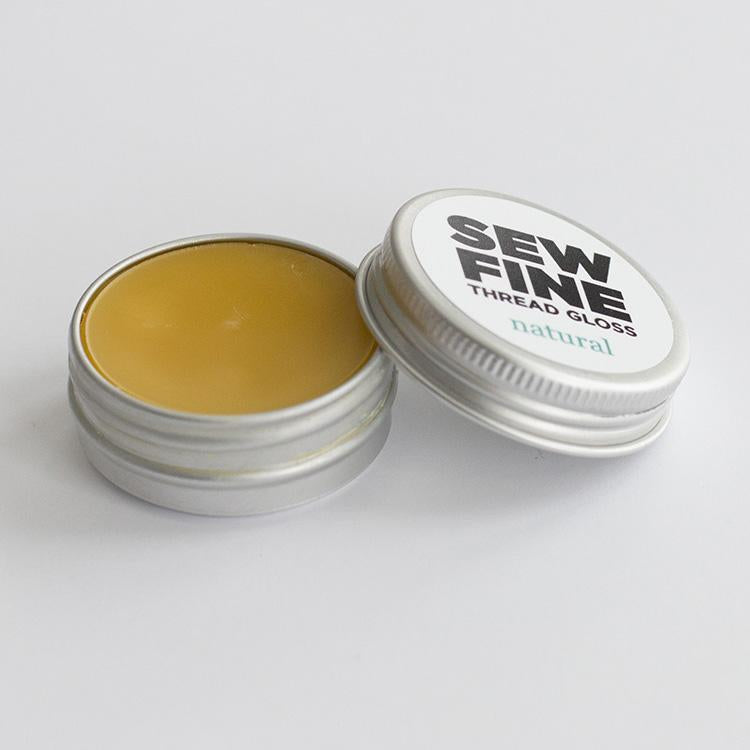 Sew Fine Thread Gloss - Natural Unscented Beeswax