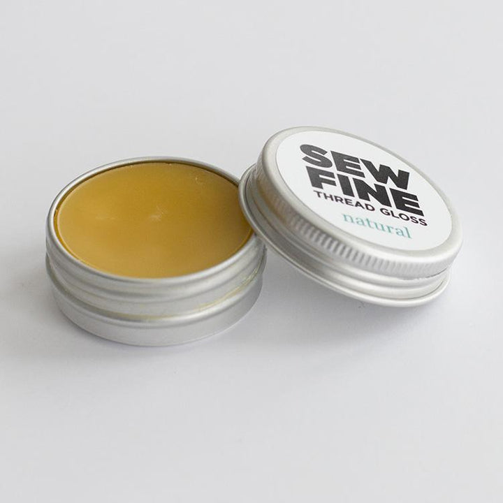 Sew Fine Thread Gloss - Natural Unscented Beeswax