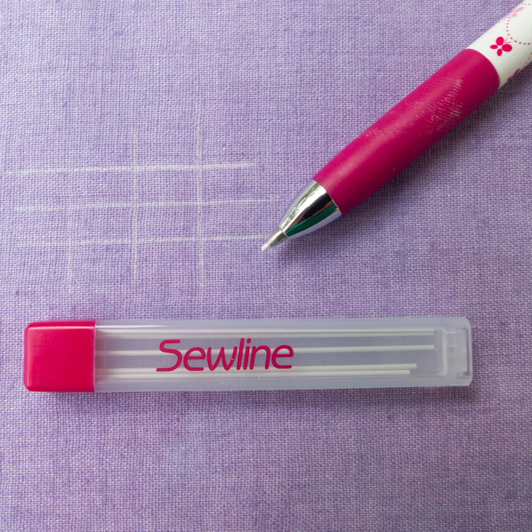 Bohin Extra Fine Mechanical Chalk Pencil W/ 6 Refills - White