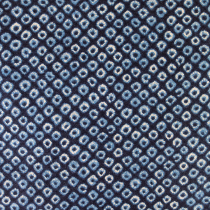 Shibori Blues Cotton Fabric - Small Dots (SB57D11)