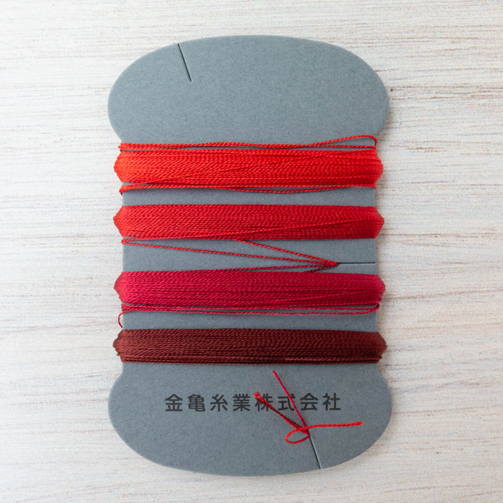 Kinkame Silk Hand Sewing Thread - Cherry #4