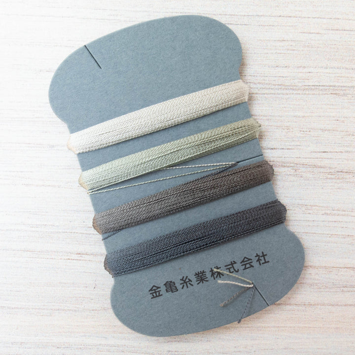 Kinkame Silk Hand Sewing Thread - Smoke #11