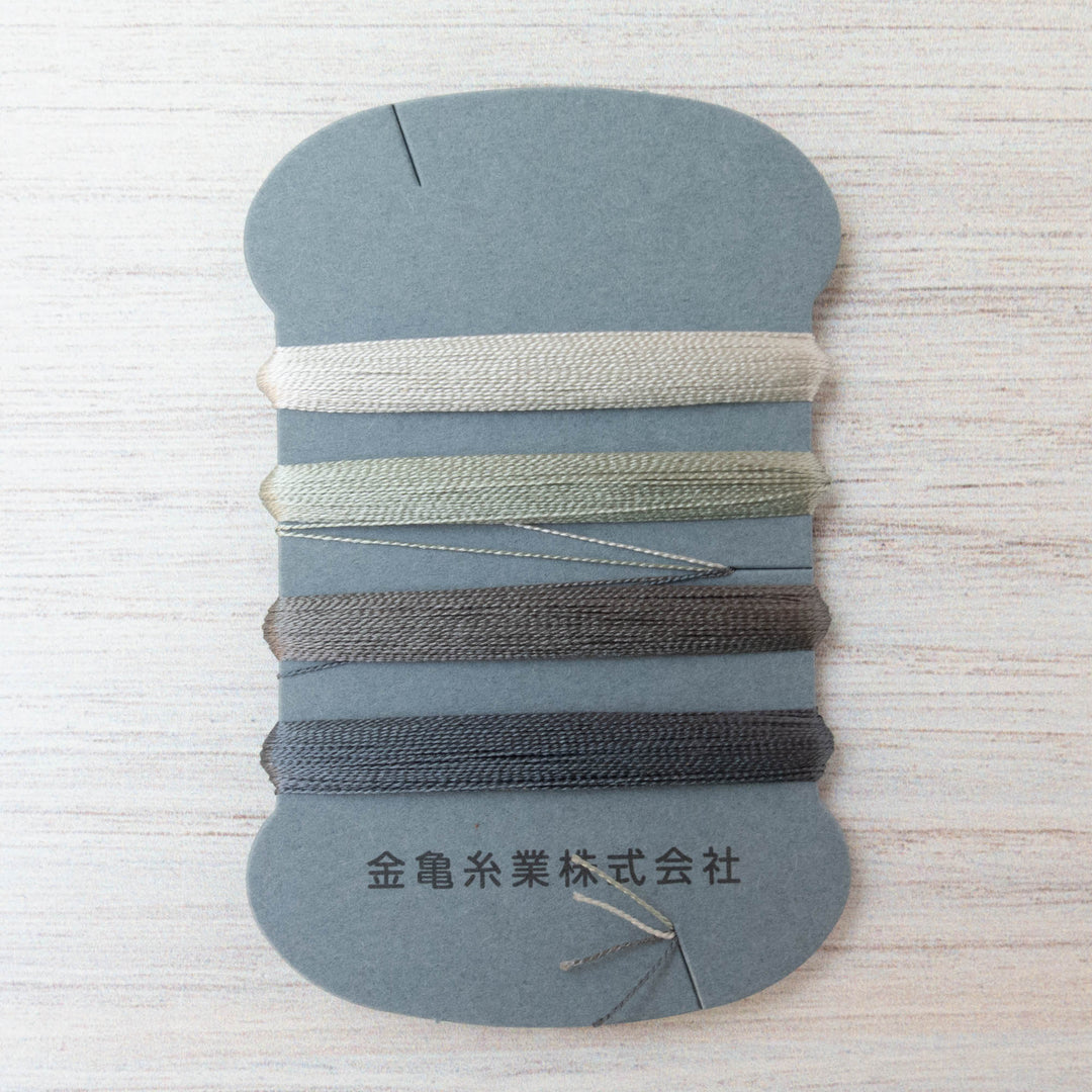 Kinkame Silk Hand Sewing Thread - Smoke #11