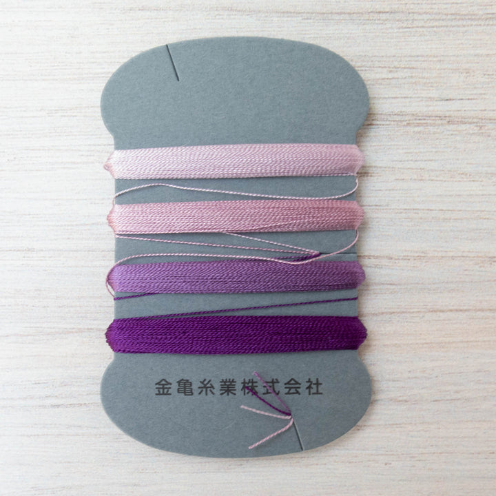 Kinkame Silk Hand Sewing Thread - Lavender #9