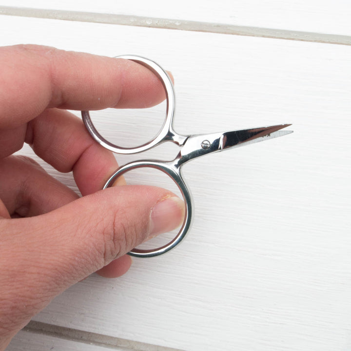 Modern Embroidery Scissors - Silver Putford Scissors - Snuggly Monkey