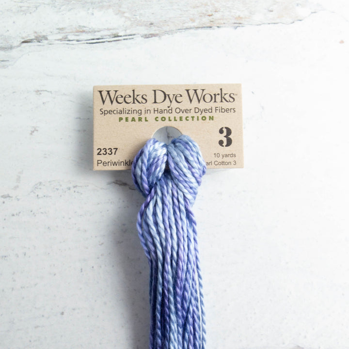 Weeks Dye Works Size 3 Perle Cotton - Periwinkle (2337)