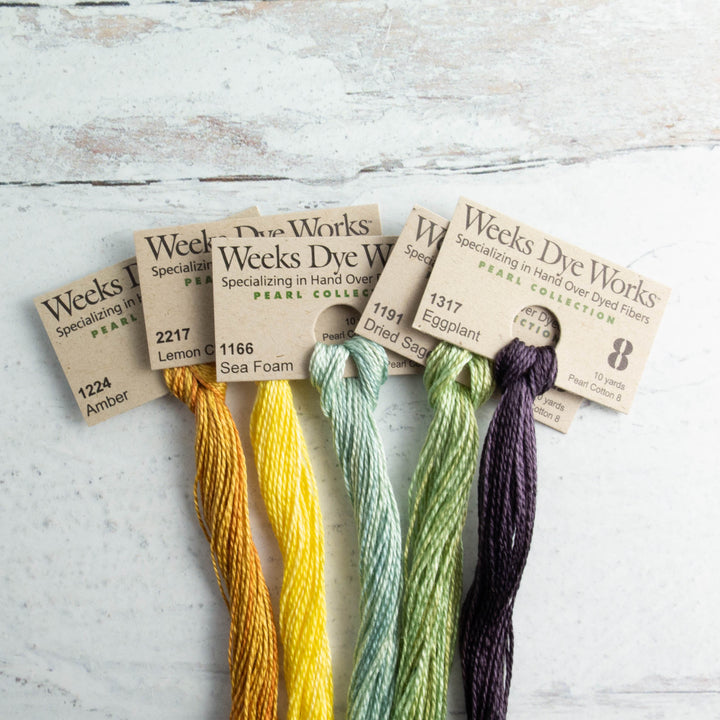 Perle Cotton Thread Set - Weeks Dye Works Size 8 Field