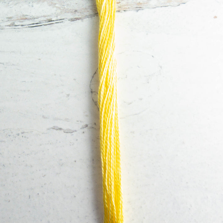 Weeks Dye Works Size 8 Perle Cotton - Lemon Chiffon (2217)