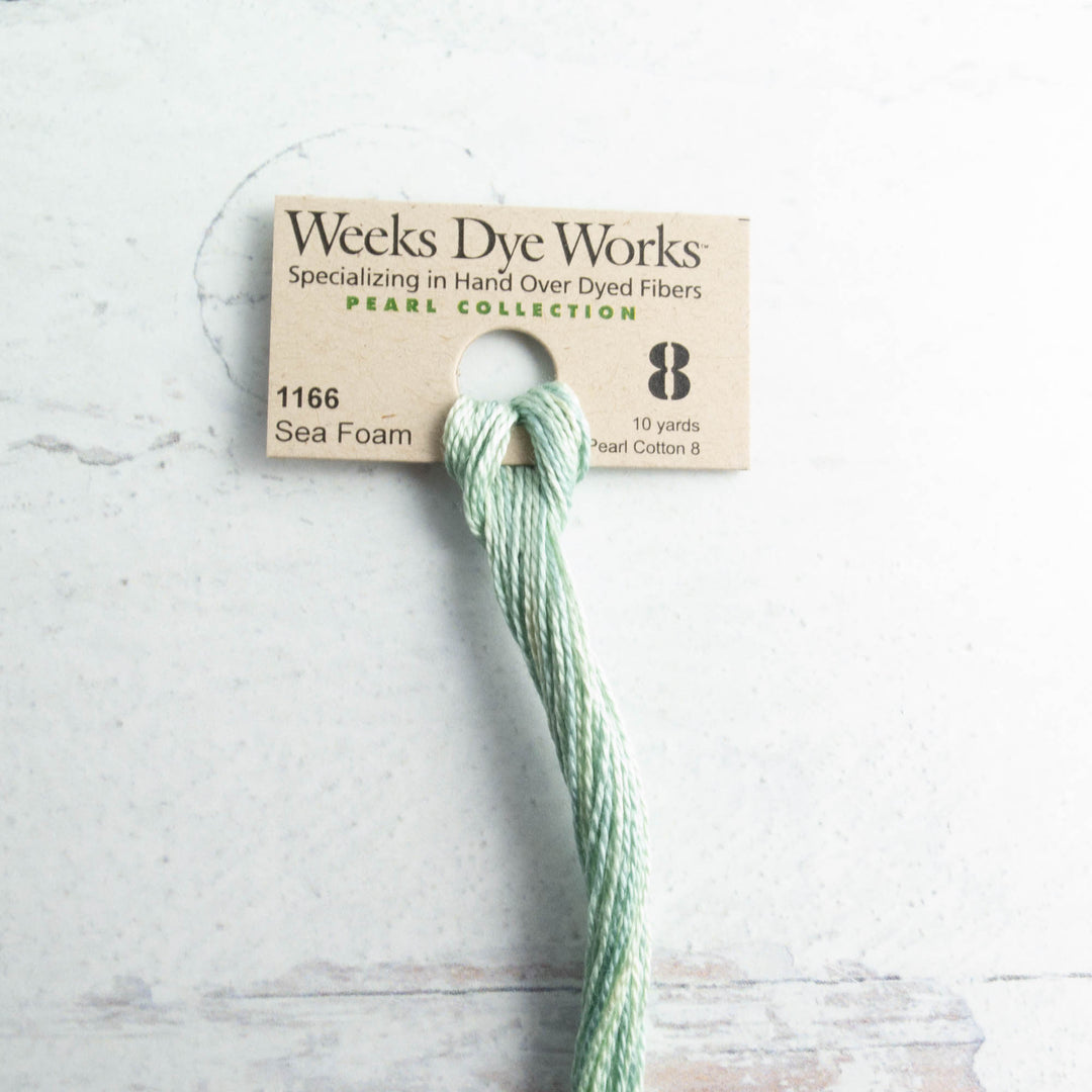 Weeks Dye Works Size 8 Perle Cotton - Sea Foam (1166)